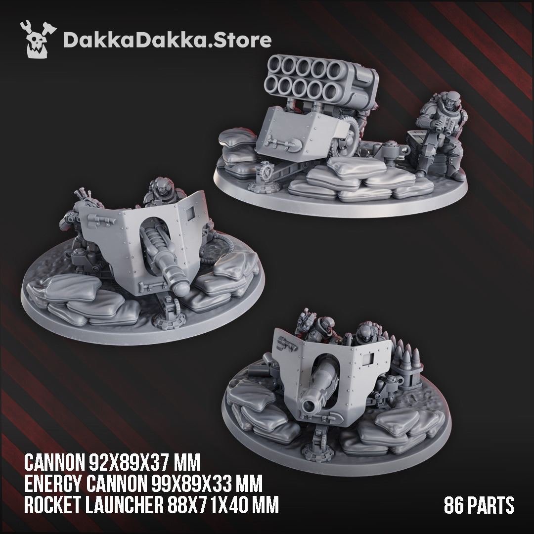 The Phaeton Heavy Artillery Team by DakkaDakka Store - Full Miniature / Model