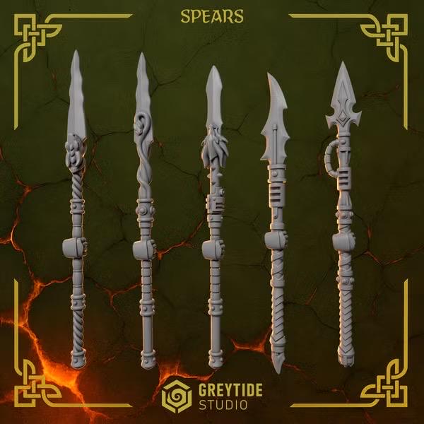 Anvil Warden spears 3 by Greytide Studio