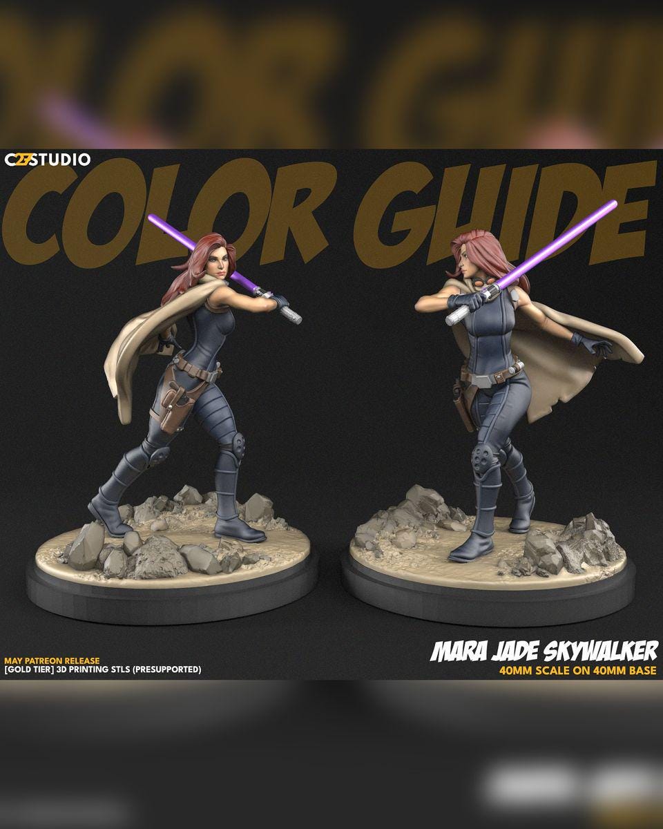 Emperor's Hand - Shatter Point - Star Wars Fan Art - 3d Printed TTRPG Miniature