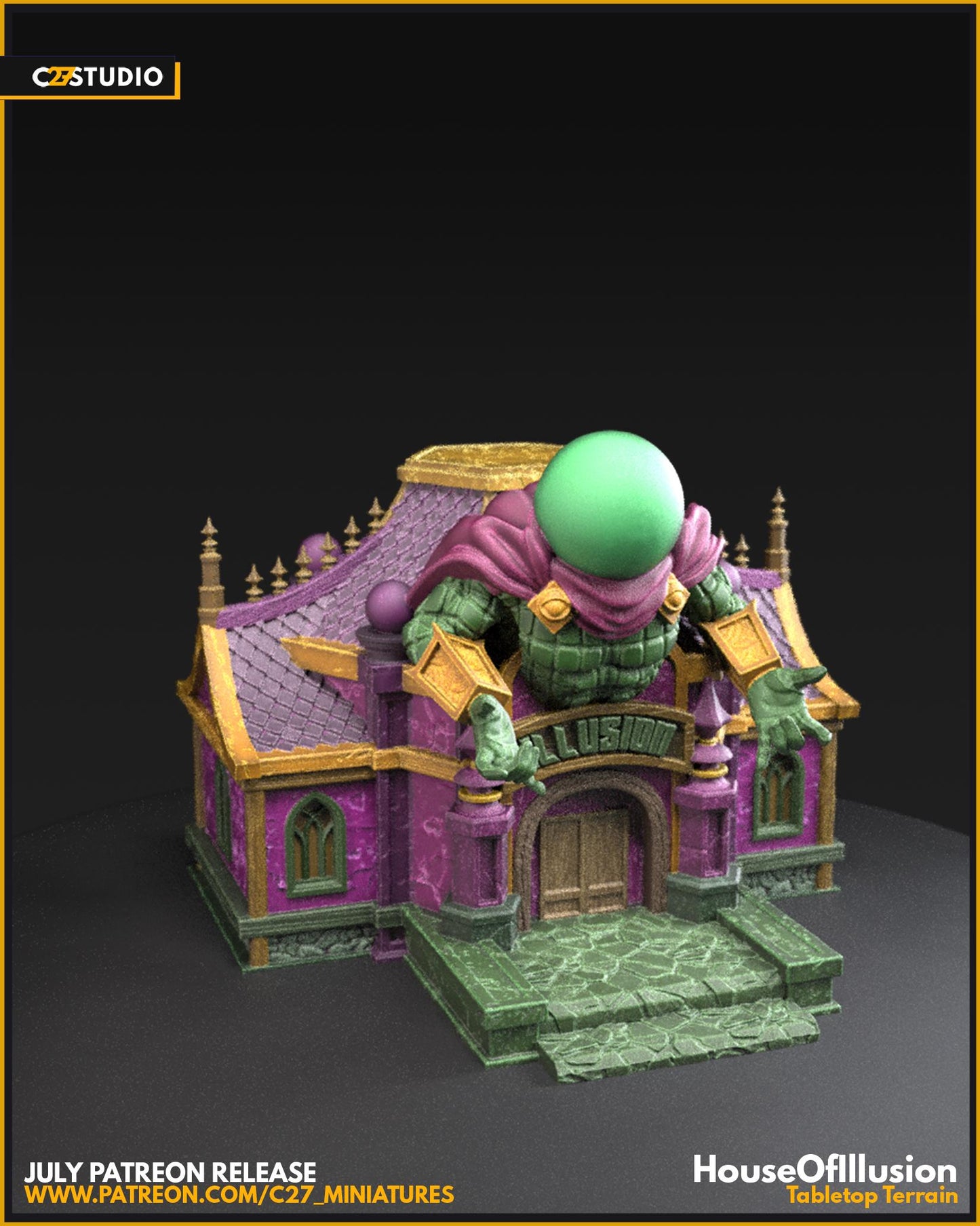 House Of Illusion - Crisis Protocol Proxy - Marvel Fan Art - 3d Printed TTRPG Miniature