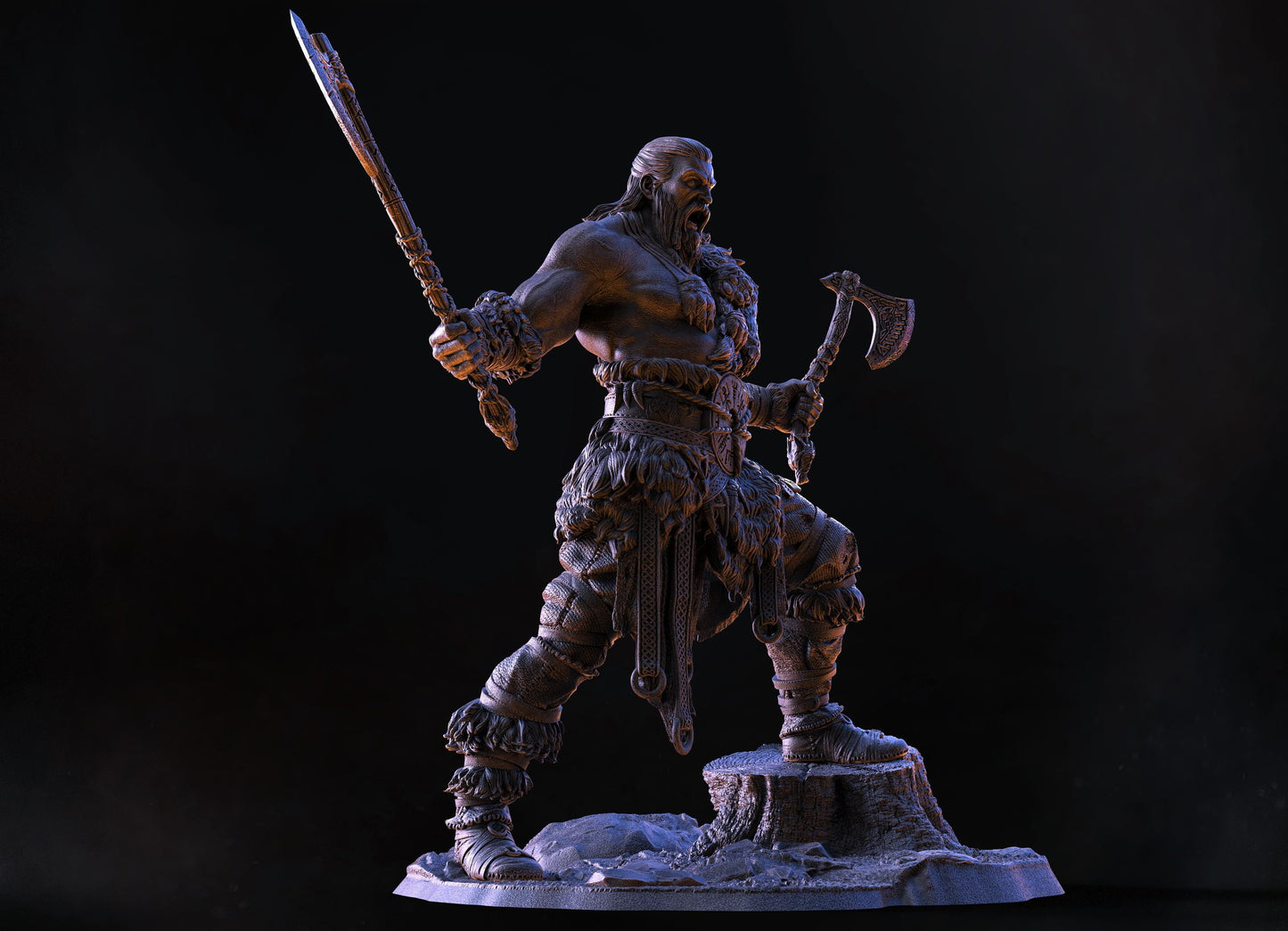 BFG - Freki - The Boarheaded - 1.12 Scale | Sculpt | Black forge Games
