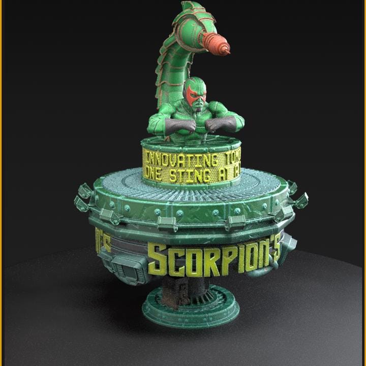 Stinger Media - Crisis Protocol Proxy - Marvel Fan Art - 3d Printed TTRPG Miniature