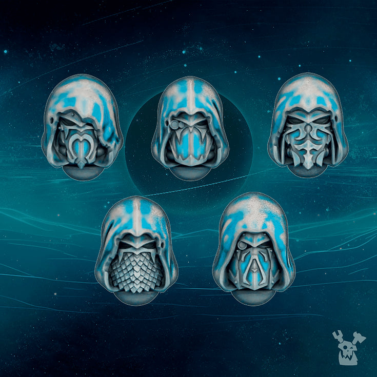 Scylla Assault Brothers Heads Set x5