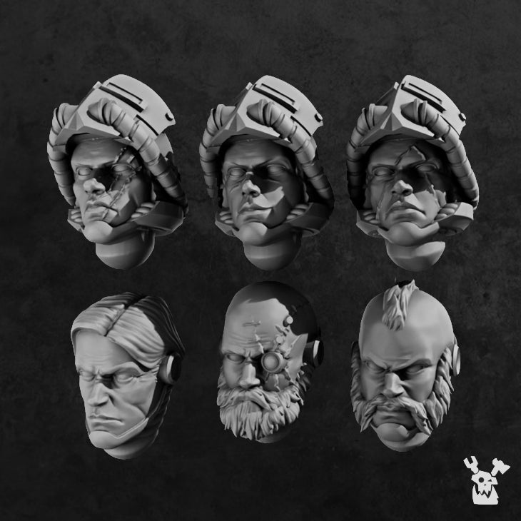 Alternative heads for DawnGuards x6