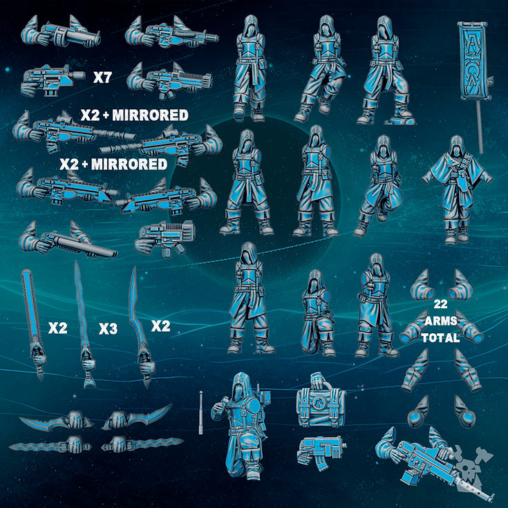Scylla Сultists Set x10 + radio operator