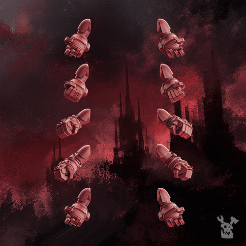 Crimson Wings Power Fists Set x10