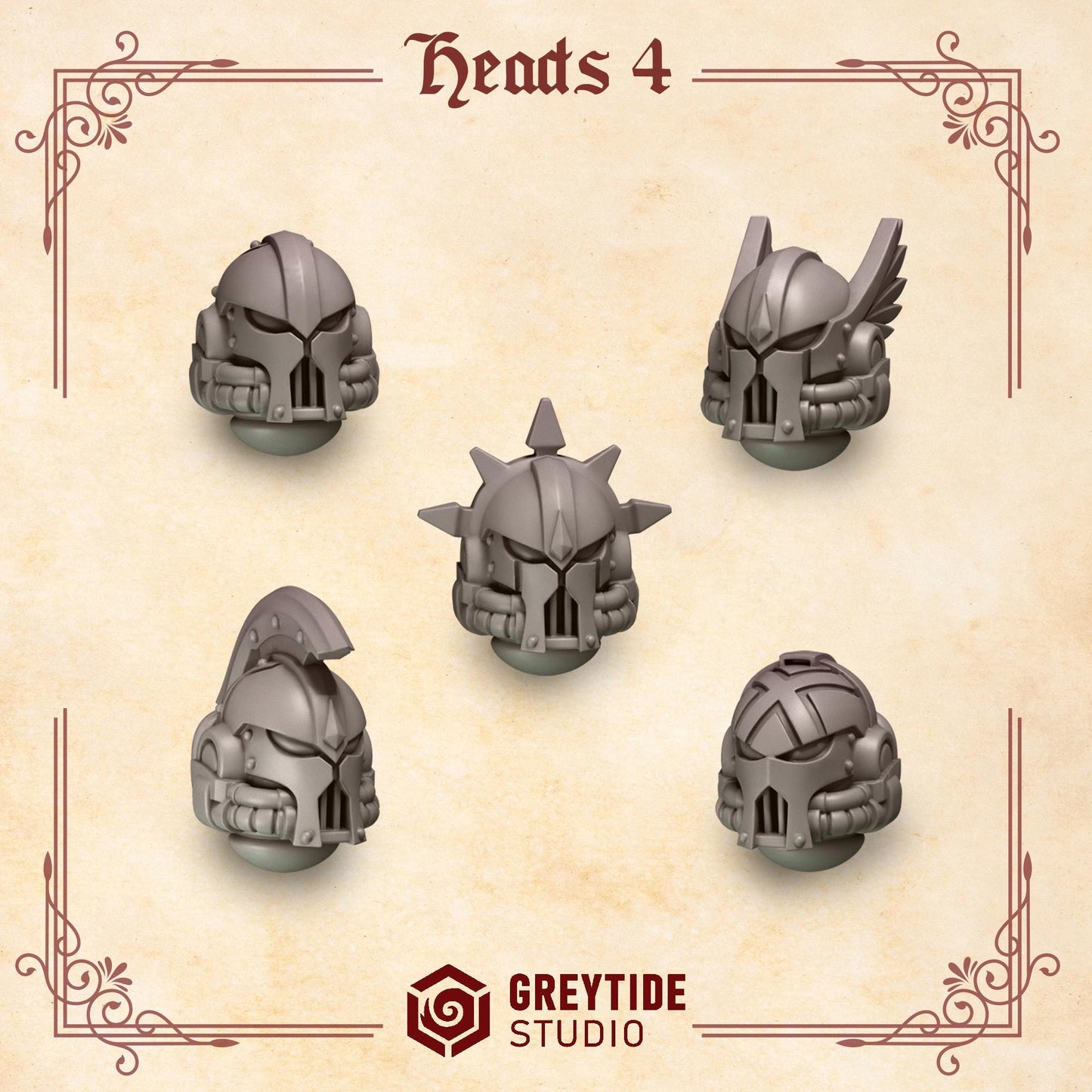 Heads 4 | Crimson Lords | Greytide Studio