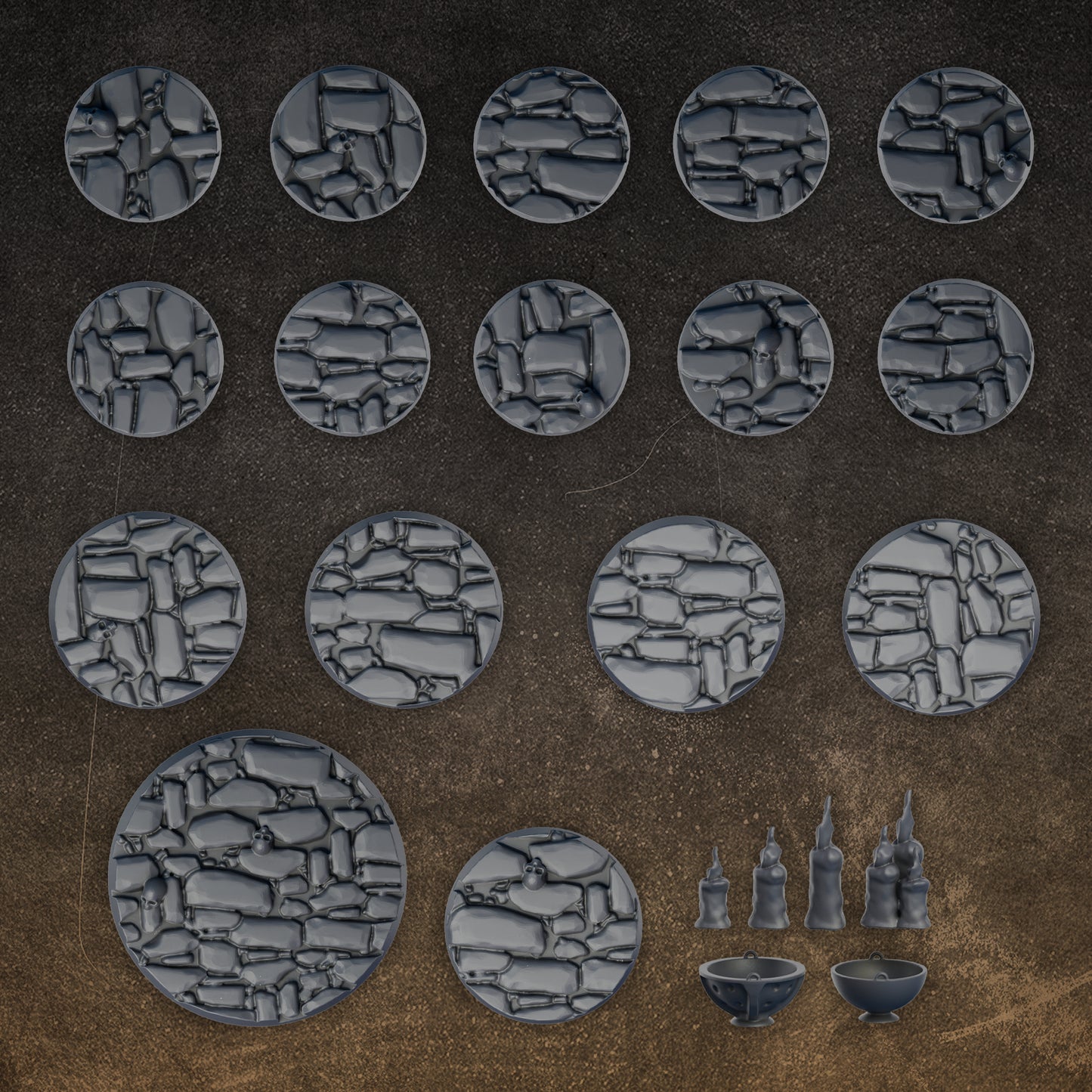 BLACK GRYPHONS BASES SET