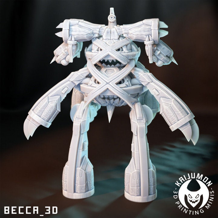 Kaijumon Mechacross/ Tabletop Model / Miniature Figurine | Kaijumon