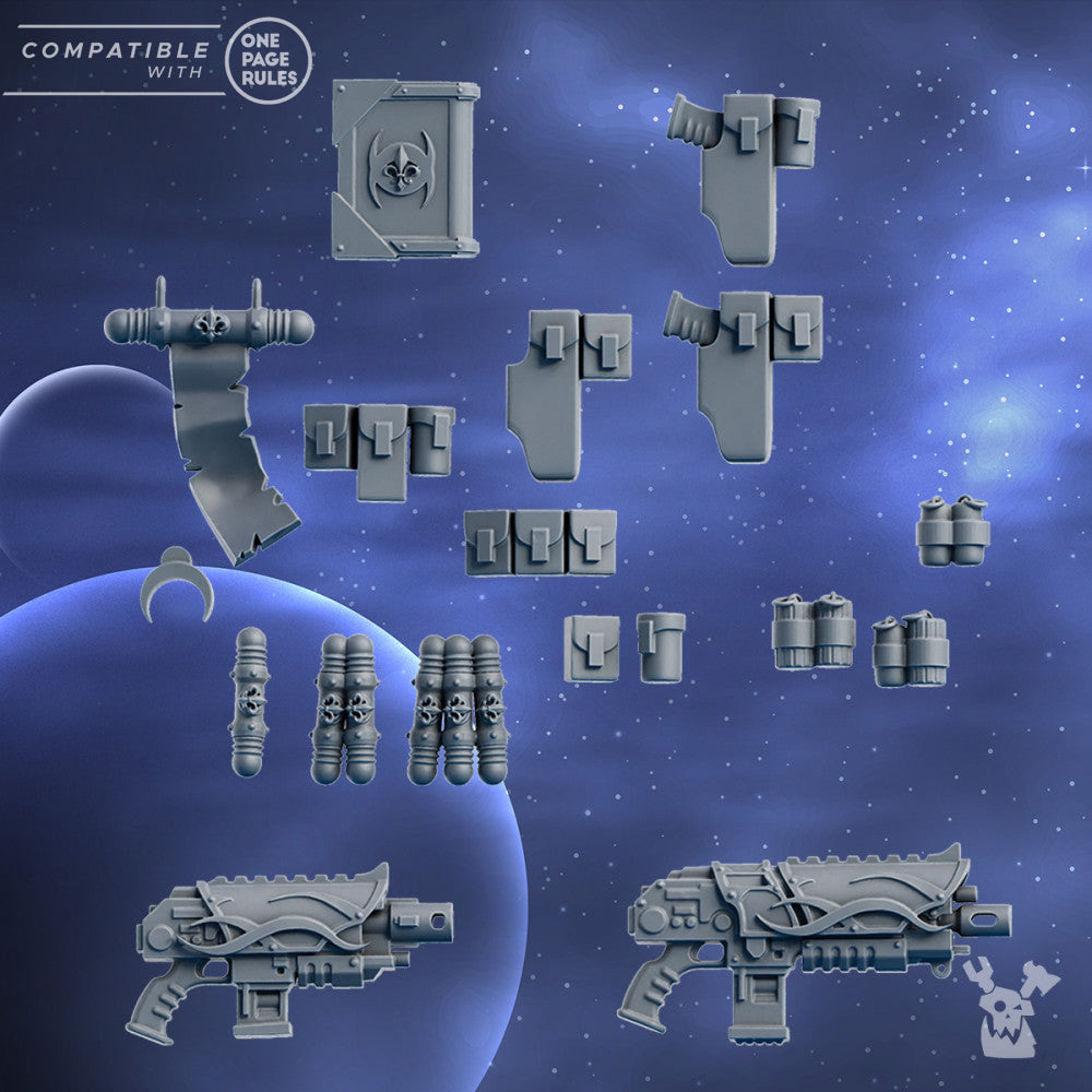 SILVER MOON DAUGHTERS TACTICAL TRINKETS by DakkaDakka Store - Full Miniature / Model