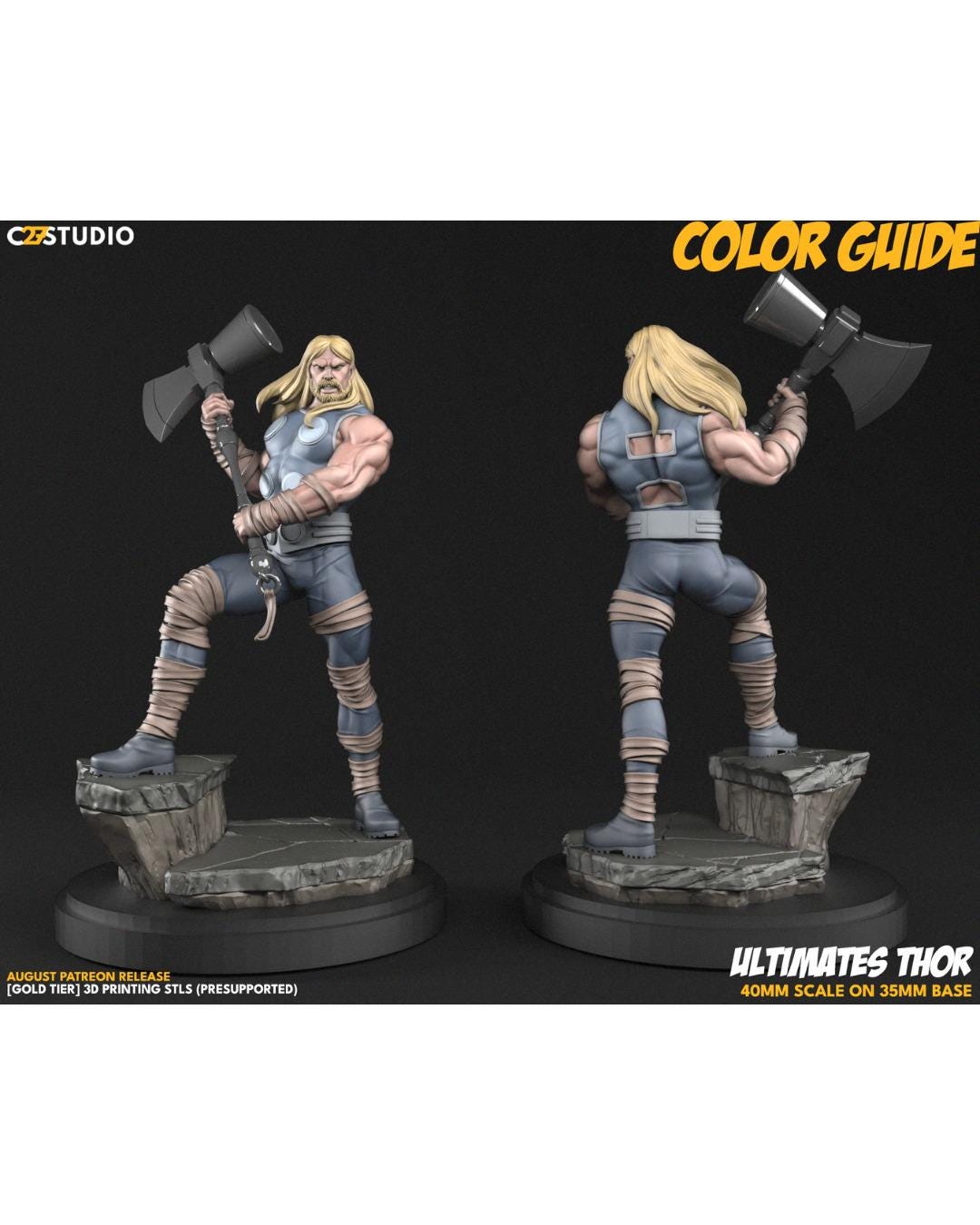 Point Break - Crisis Protocol Proxy - Marvel Fan Art - 3d Printed TTRPG Miniature