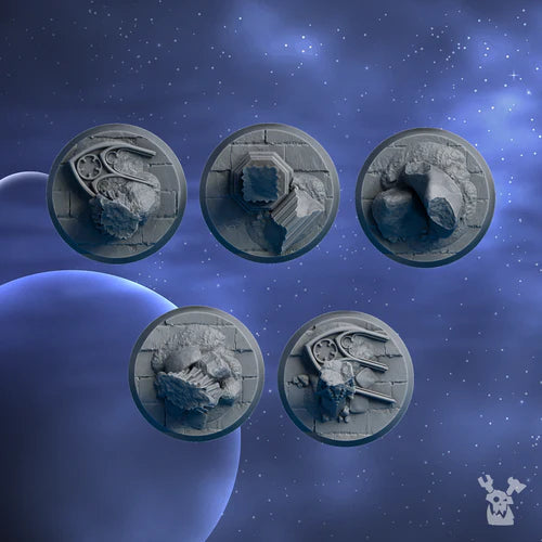 Lunar Angels Bases Set 32mm x5