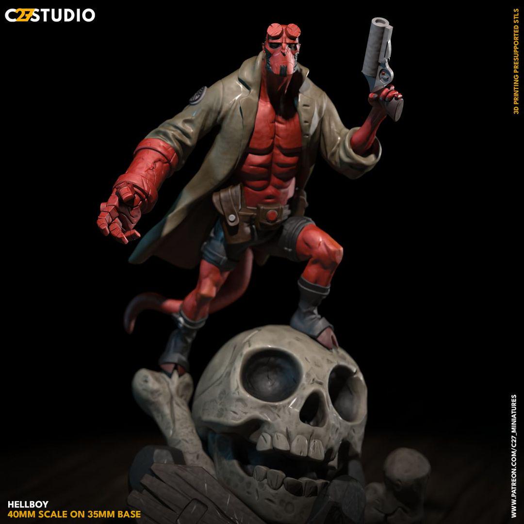Red Devil - Crisis Protocol Proxy - Marvel Fan Art - 3d Printed TTRPG Miniature
