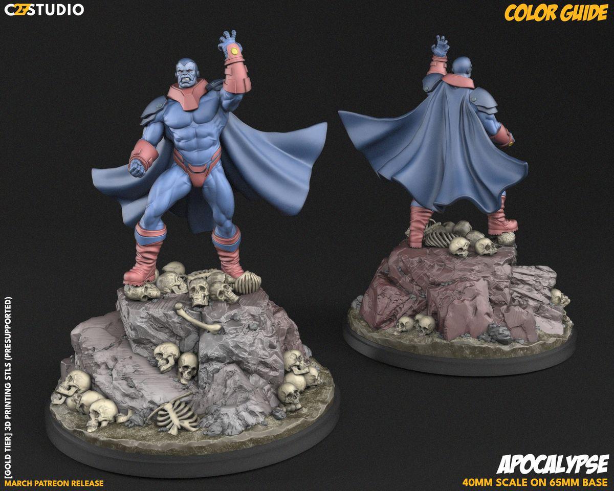 Catastrophe - Crisis Protocol Proxy - Marvel Fan Art - 3d Printed TTRPG Miniature