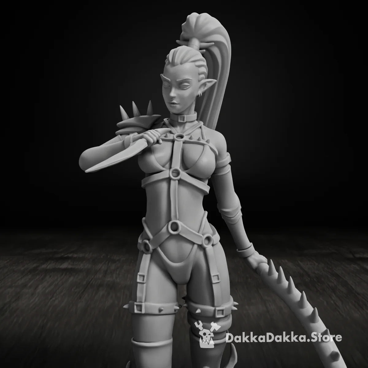 Leader of the Dark Elf Witches 34mm (true scale)