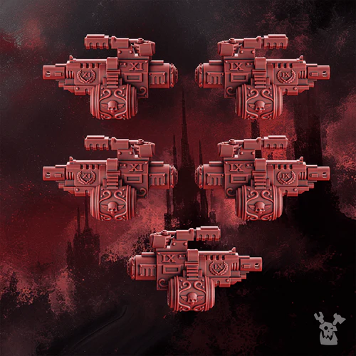 Crimson Wings Heavy Cannons Set x5