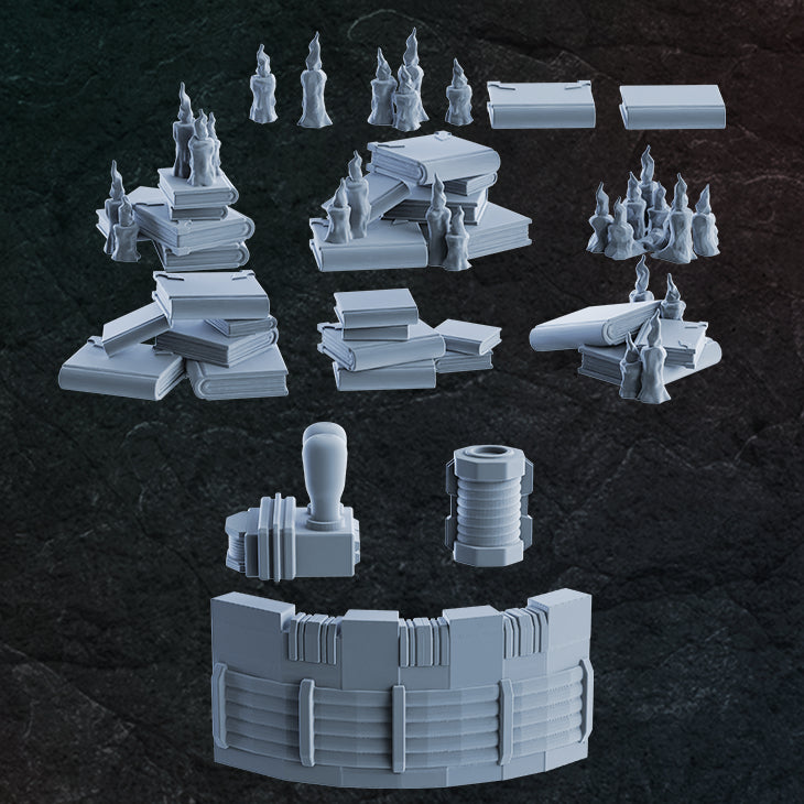BASES DECOR SET x15 by DakkaDakka Store - Full Miniature / Model