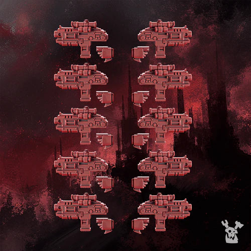 Crimson Wings Recon Squad Heavy Rifles Set x10