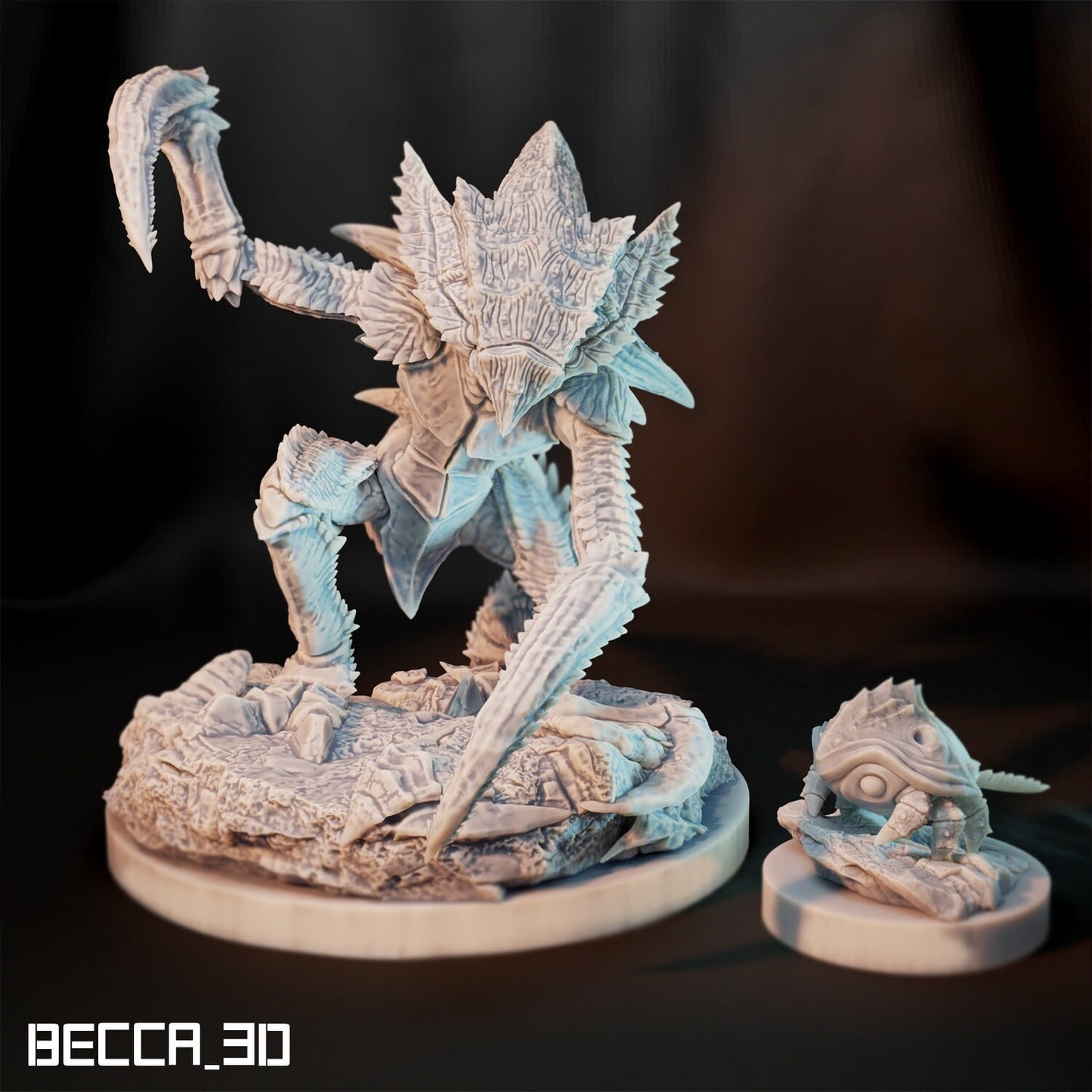 Kaijumon Scythe Crab/ Tabletop Model / Miniature Figurine | Kaijumon