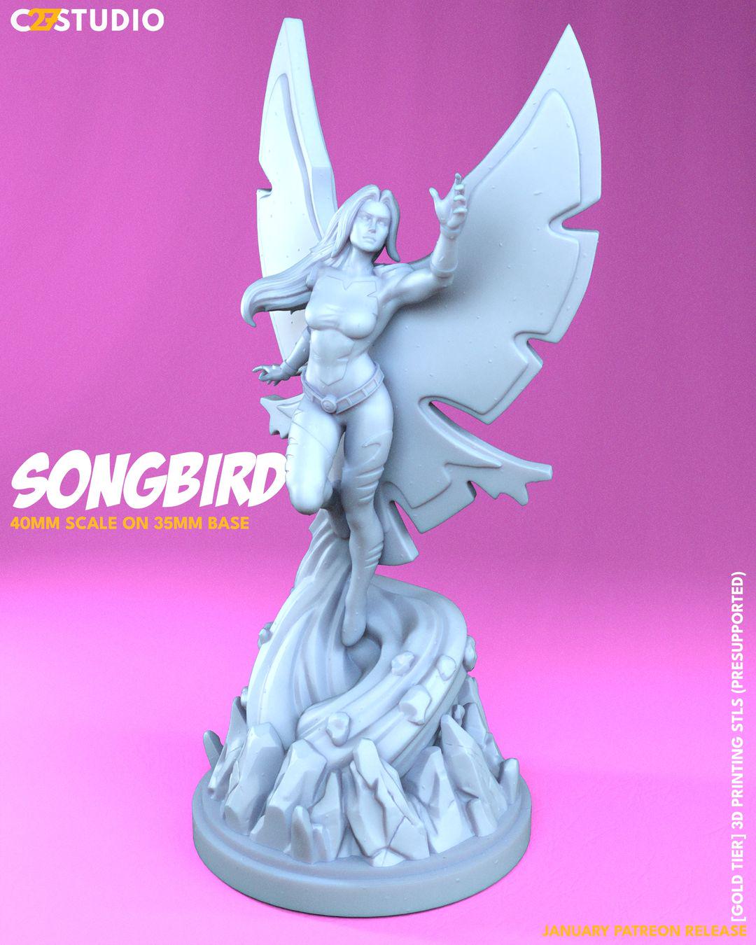 Nightingale - Crisis Protocol Proxy - Marvel Fan Art - 3d Printed TTRPG Miniature