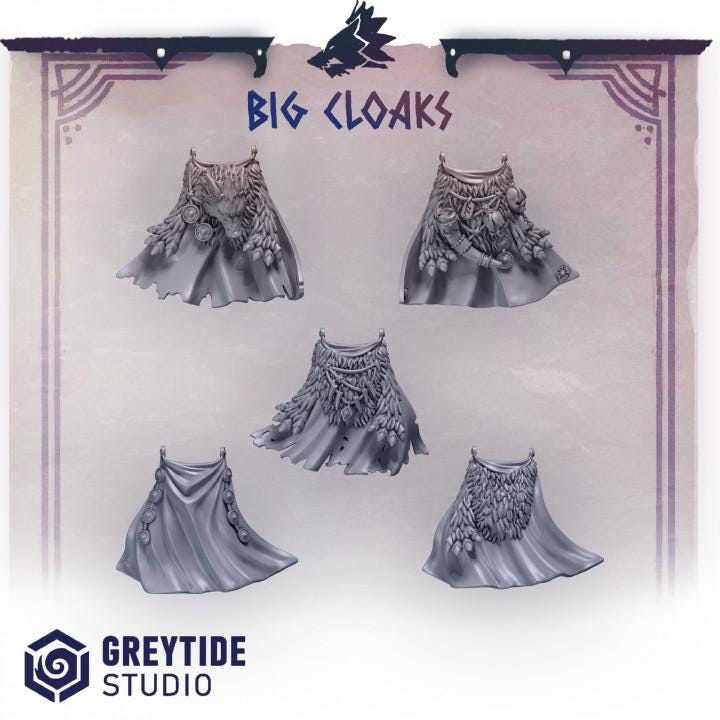 Primal Hounds Big Cloaksby Greytide Studio