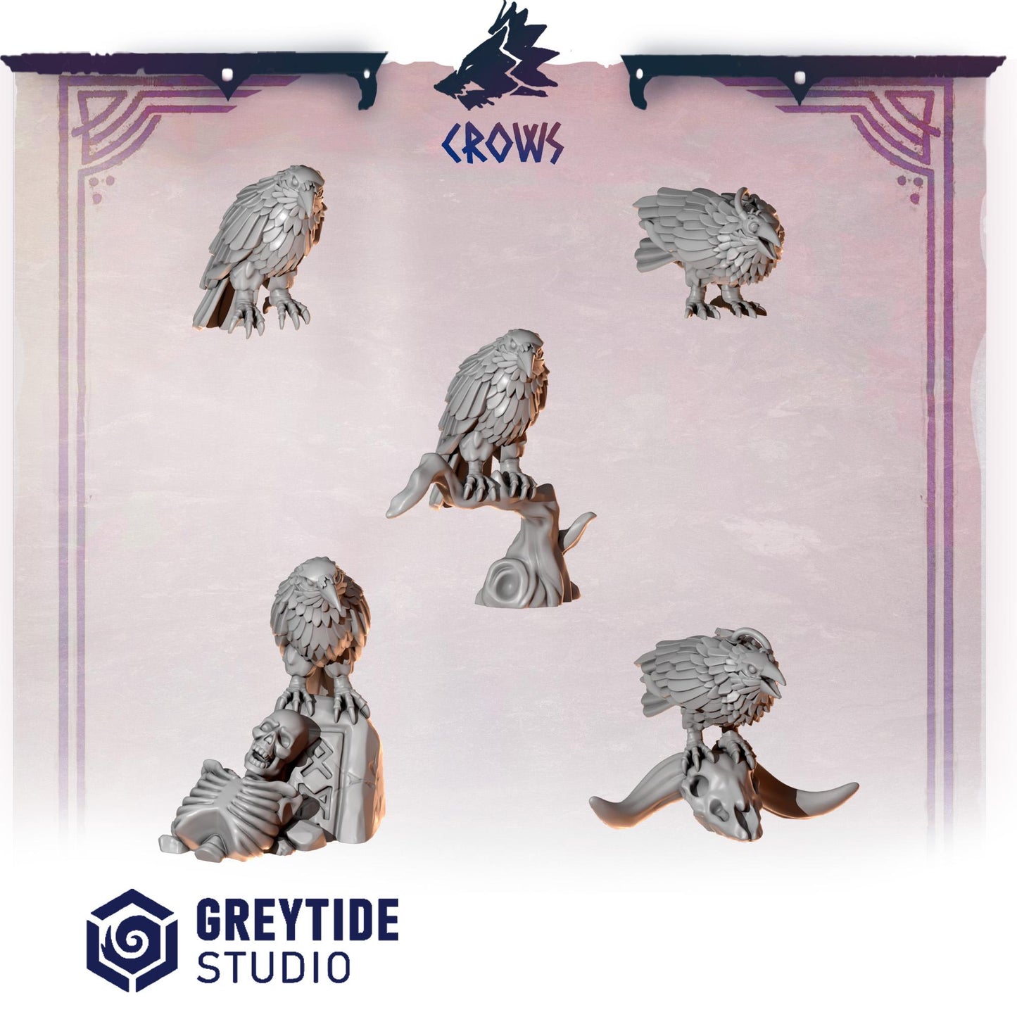 Crow Decorations | Primal Hound Expansion | Greytide Studio