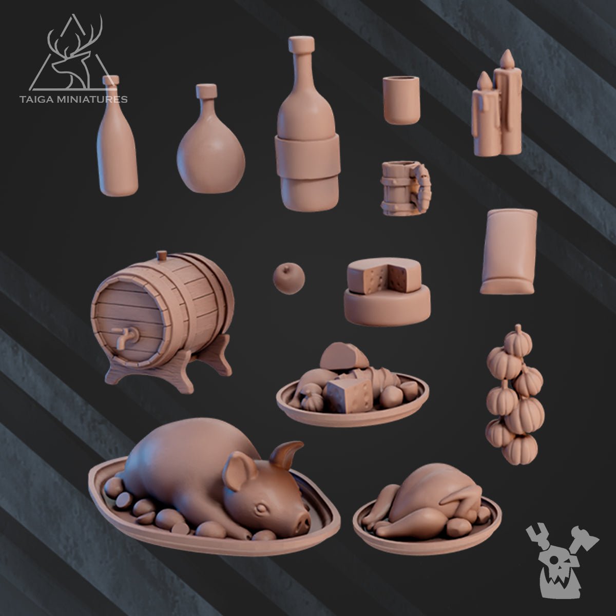 FANTASY TAVERN FOOD by DakkaDakka Store - Full Miniature / Model