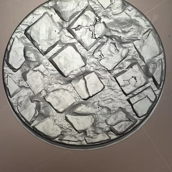 Broken Cobble Stone Swatch Caps paint bottle toppers