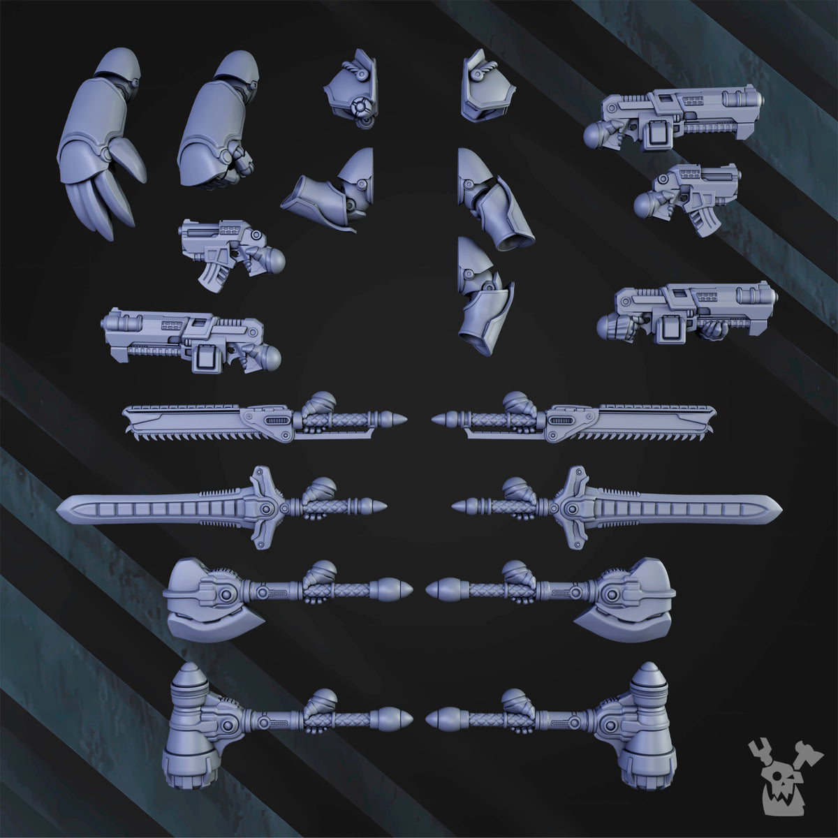 Alternate view of KNIGHT-COMMANDER HENRY THE STRONGHOLD by DakkaDakka Store - Full Miniature / Model