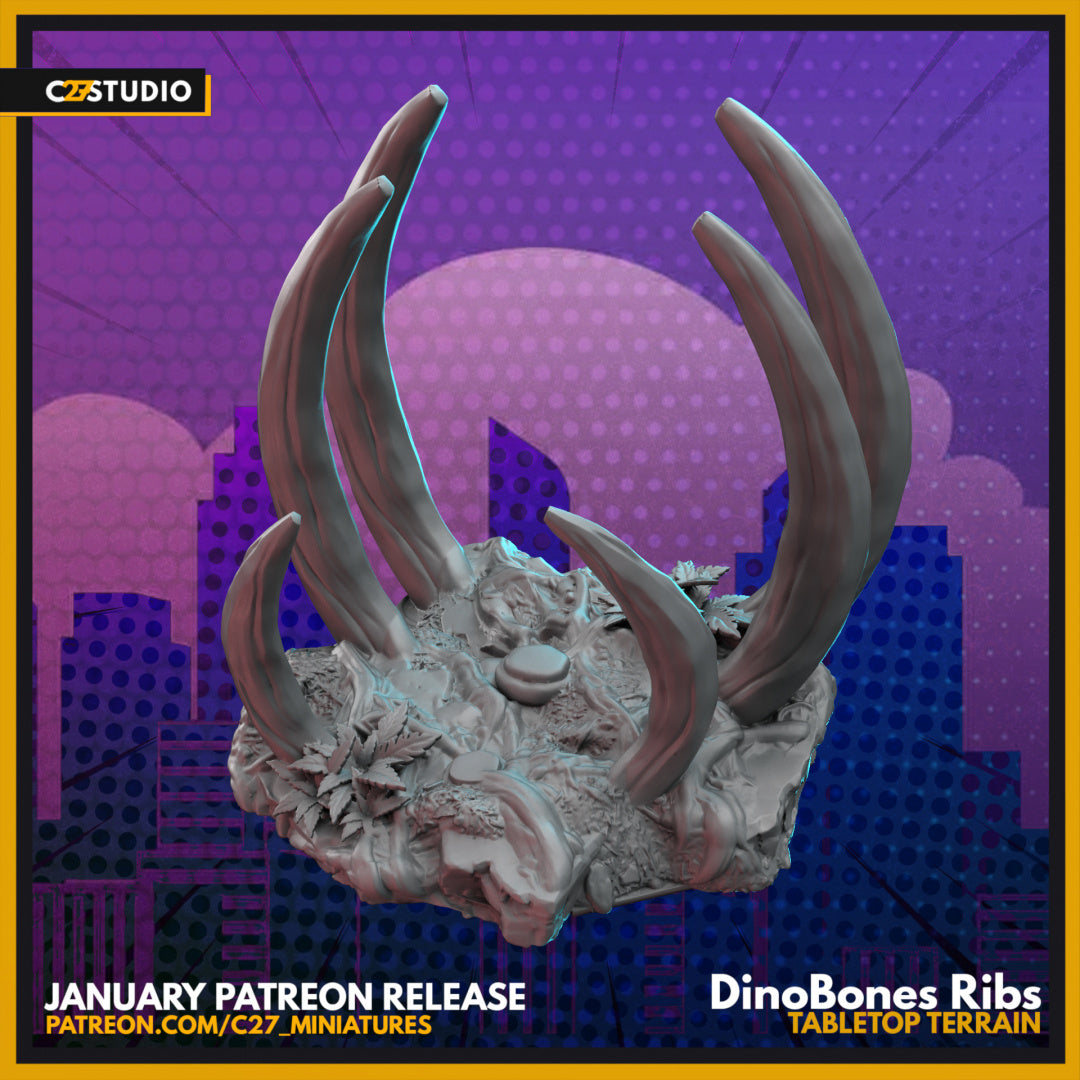 Dinosaur Bones – Ribs