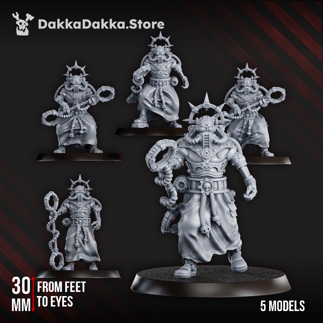 Machine Cult Shock Priest by DakkaDakka Store - Full Miniature / Model