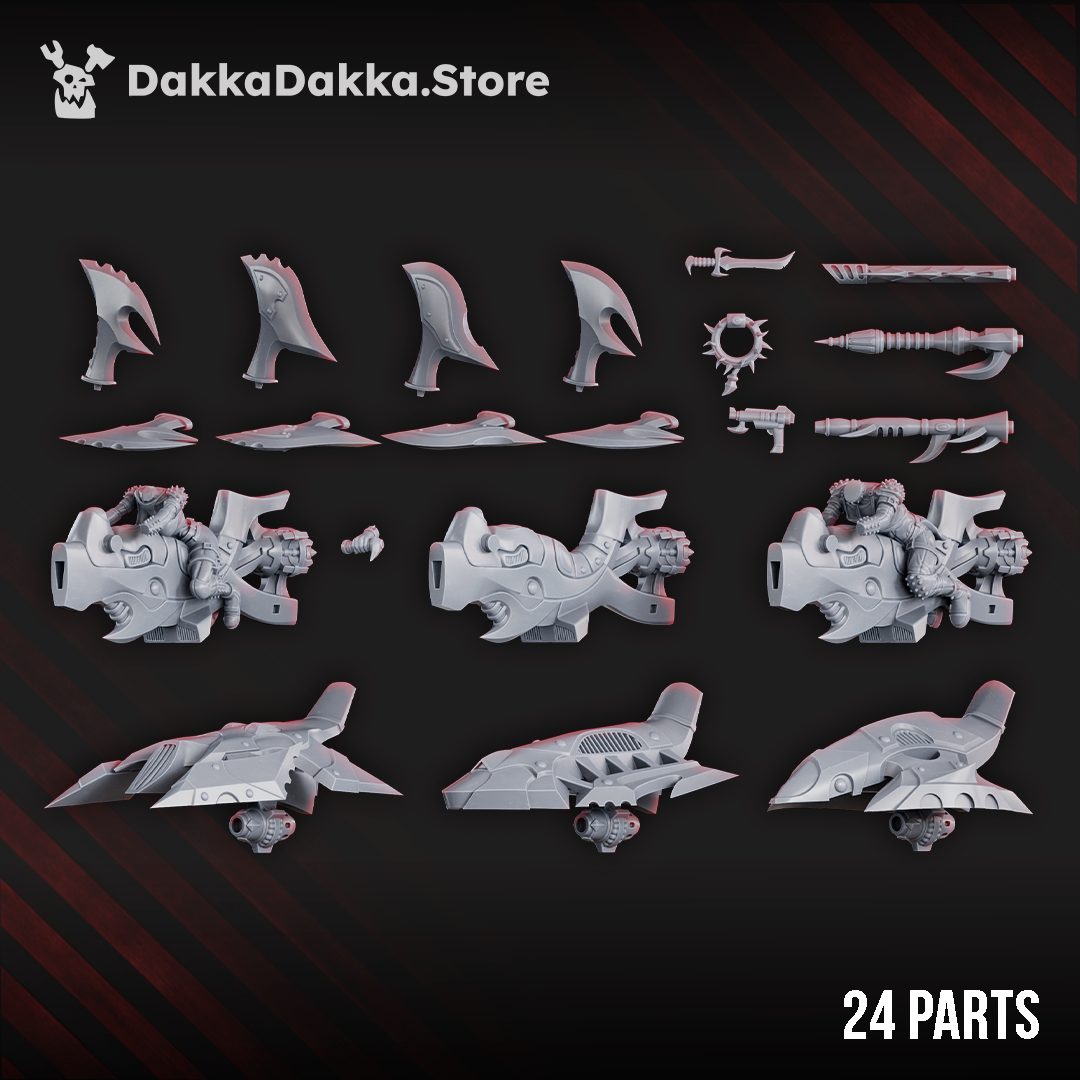 Alternate view of HEAVY TURBO BIKE by DakkaDakka Store - Full Miniature / Model