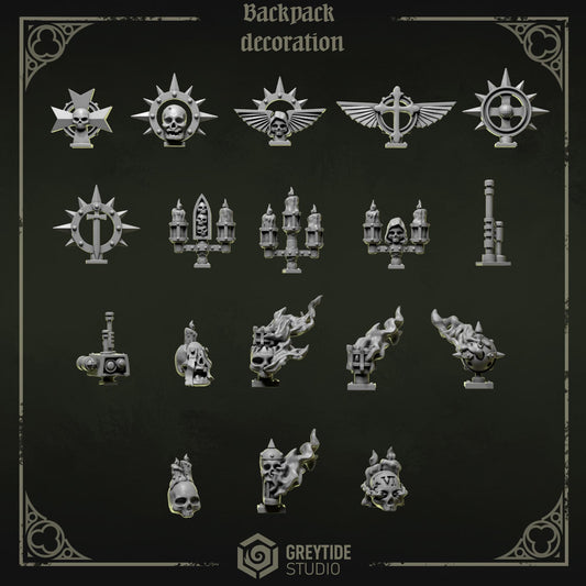 Backpack Decorations | Eternal Pilgrims | Greytide Studio