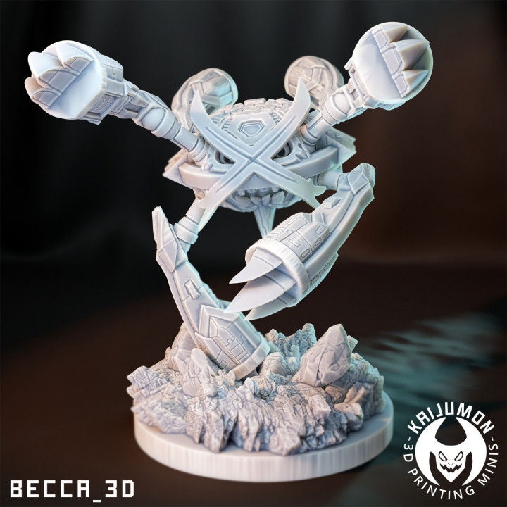 Kaijumon Mechacross/ Tabletop Model / Miniature Figurine | Kaijumon