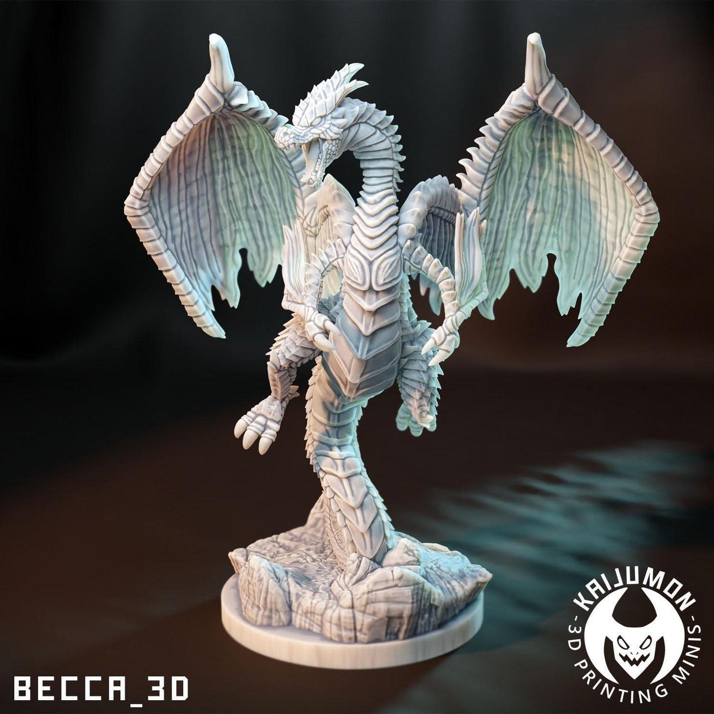 Kaijumon Charizard Y Tabletop Miniature | Unpainted Figurine