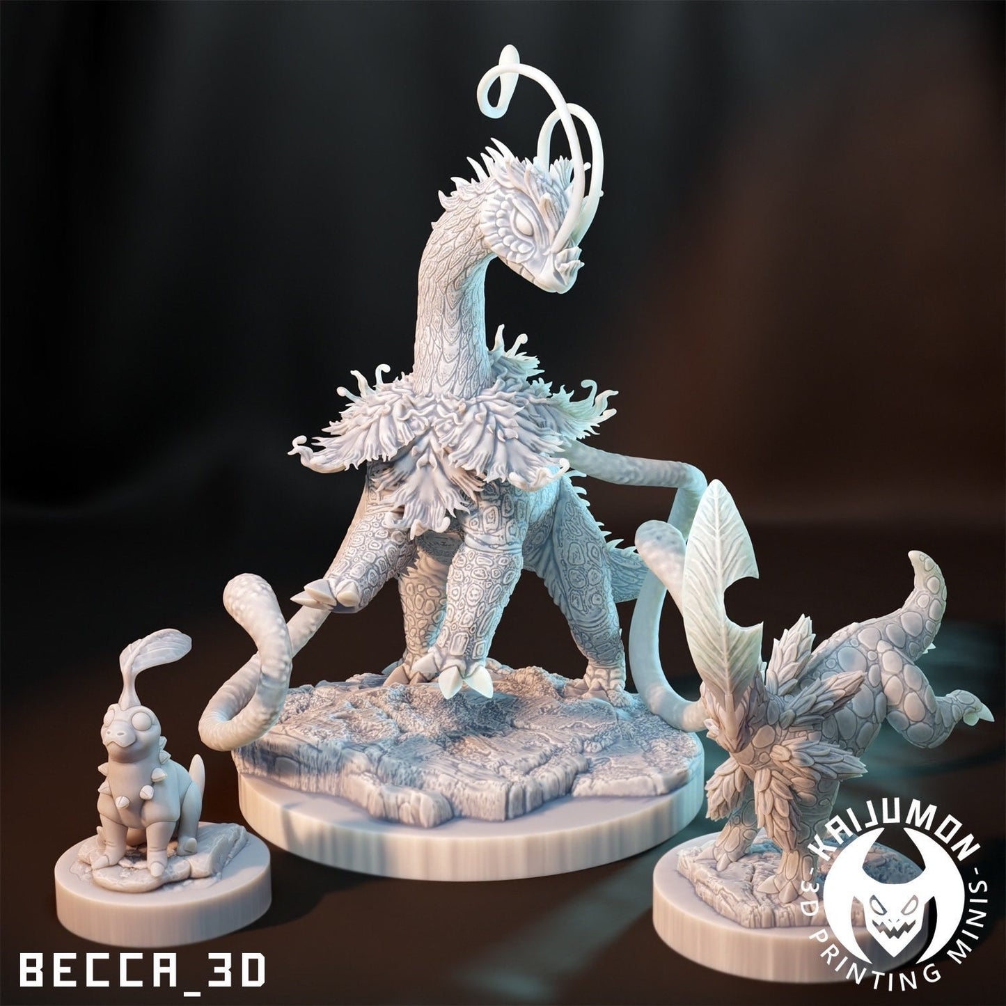 Kaijumon Grassiasaurus/ Tabletop Model / Miniature Figurine | Kaijumon