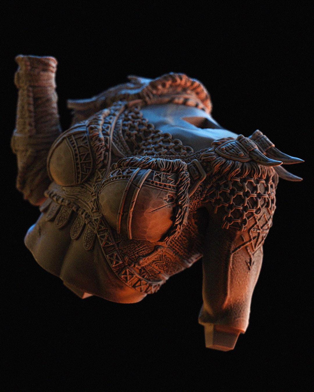 BFG - Ellika - The Undefeated - 1.12 Scale V2 | Sculpt | Black forge Games