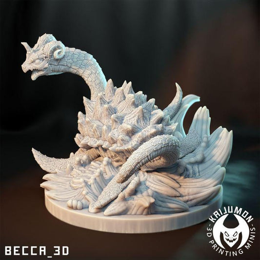 Kaijumon Nessy/ Tabletop Model / Miniature Figurine | Kaijumon (lapras)