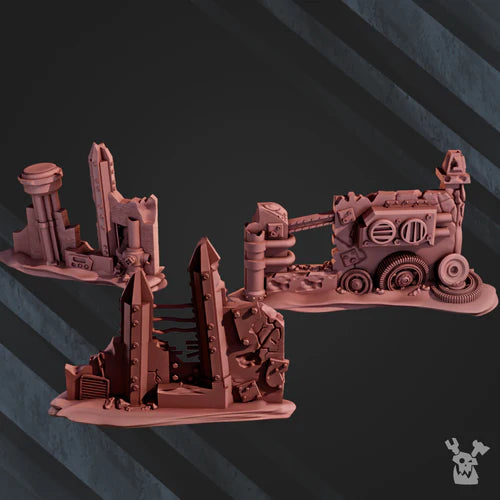 Cyberpunk terrain x3