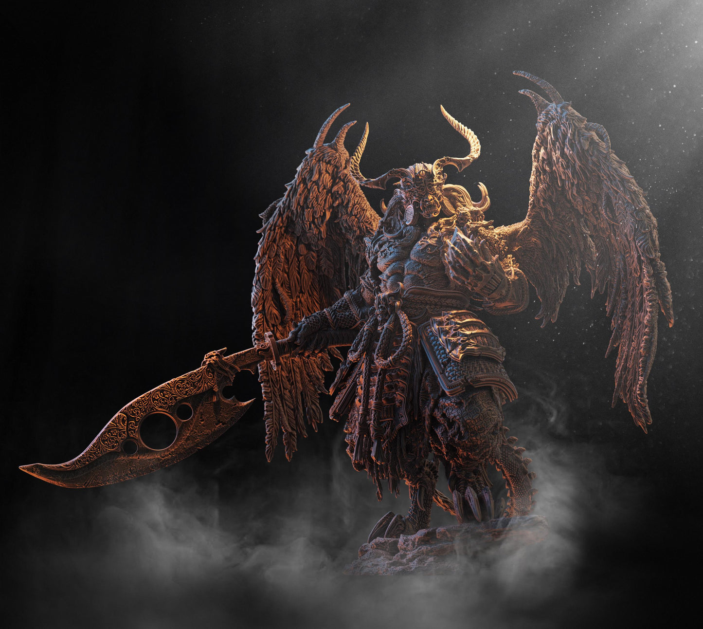 BFG - Corrupted Tenjin - 1.12 Scale | Sculpt | Black forge Games
