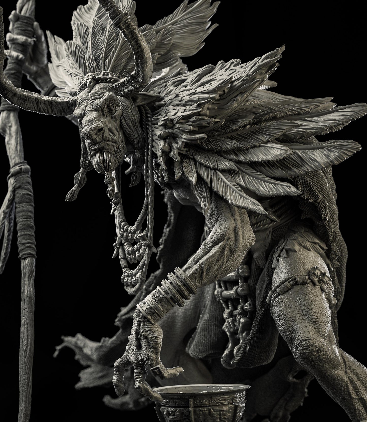 BFG - Omari - The Wisdom Keeper (1.18 Scale)  | Sculpt | Black forge Games