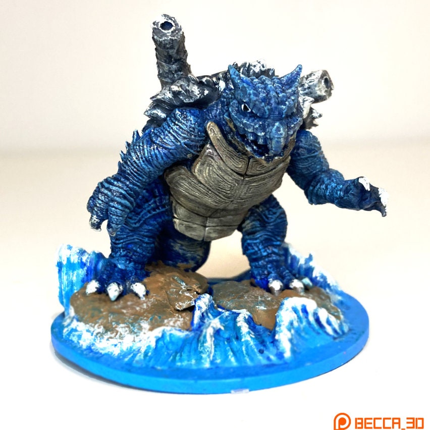 Kaijumon Water Turtle/ Tabletop Model / Miniature Figurine | Kaijumon
