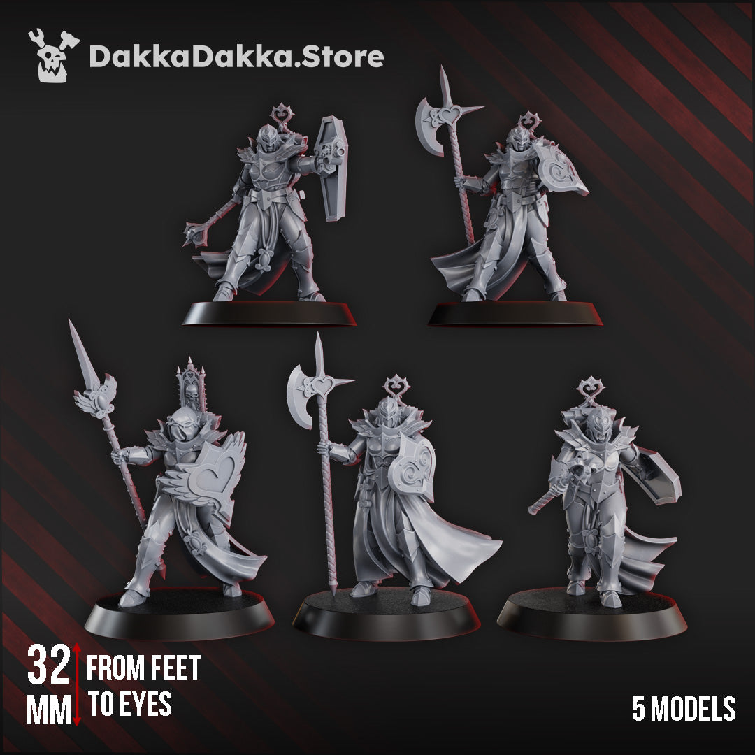 Maidens of Praesidium Squad (x5) by DakkaDakka Store - Full Miniature / Model