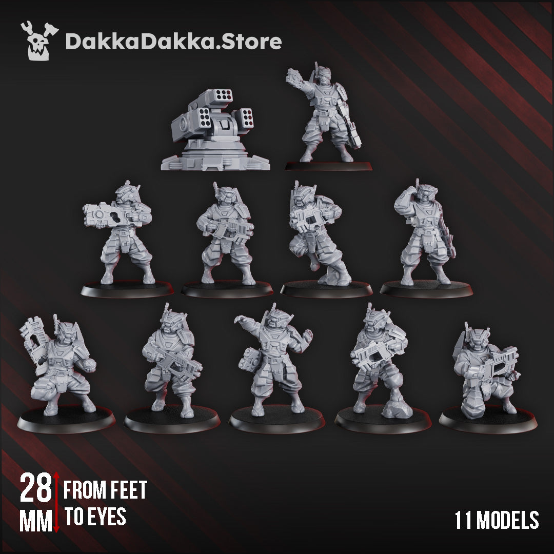 MIDNIGHT SUN COVENANT BREAKOUT TEAM by DakkaDakka Store - Full Miniature / Model