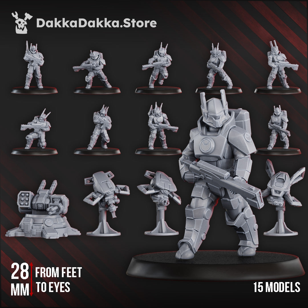 MSC 1st Assault Team (x15) by DakkaDakka Store - Full Miniature / Model