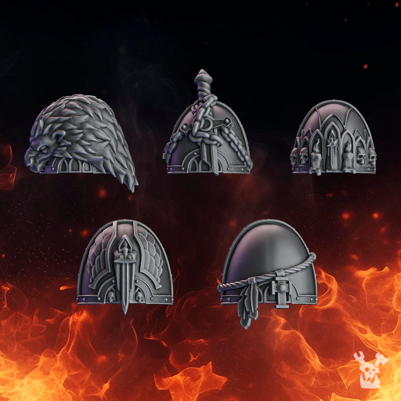PACTUM AETERNUM KNIGHT SHOULDER PADS by DakkaDakka Store - Shoulder Pad