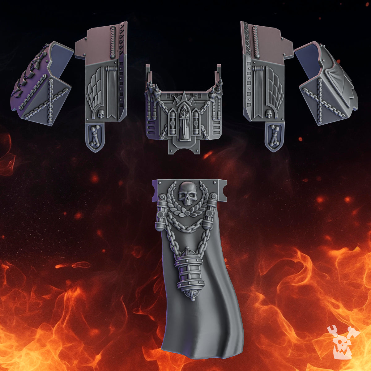 PACTUM AETERNUM KNIGHT STORMDREAD BITS by DakkaDakka Store - Upgrade / Conversion Part