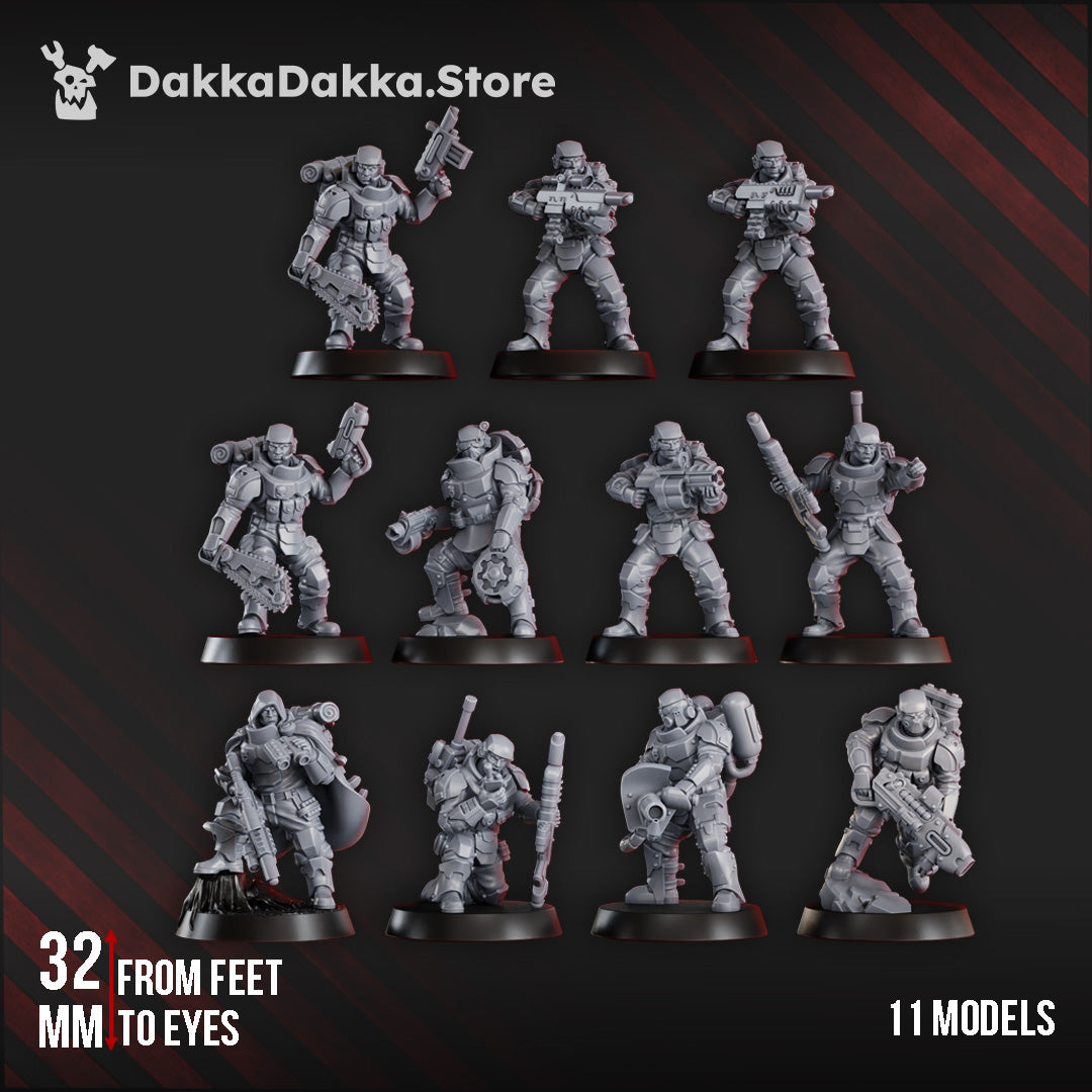 Phaeton Guard Special Forces (Squad) by DakkaDakka Store - Full Miniature / Model