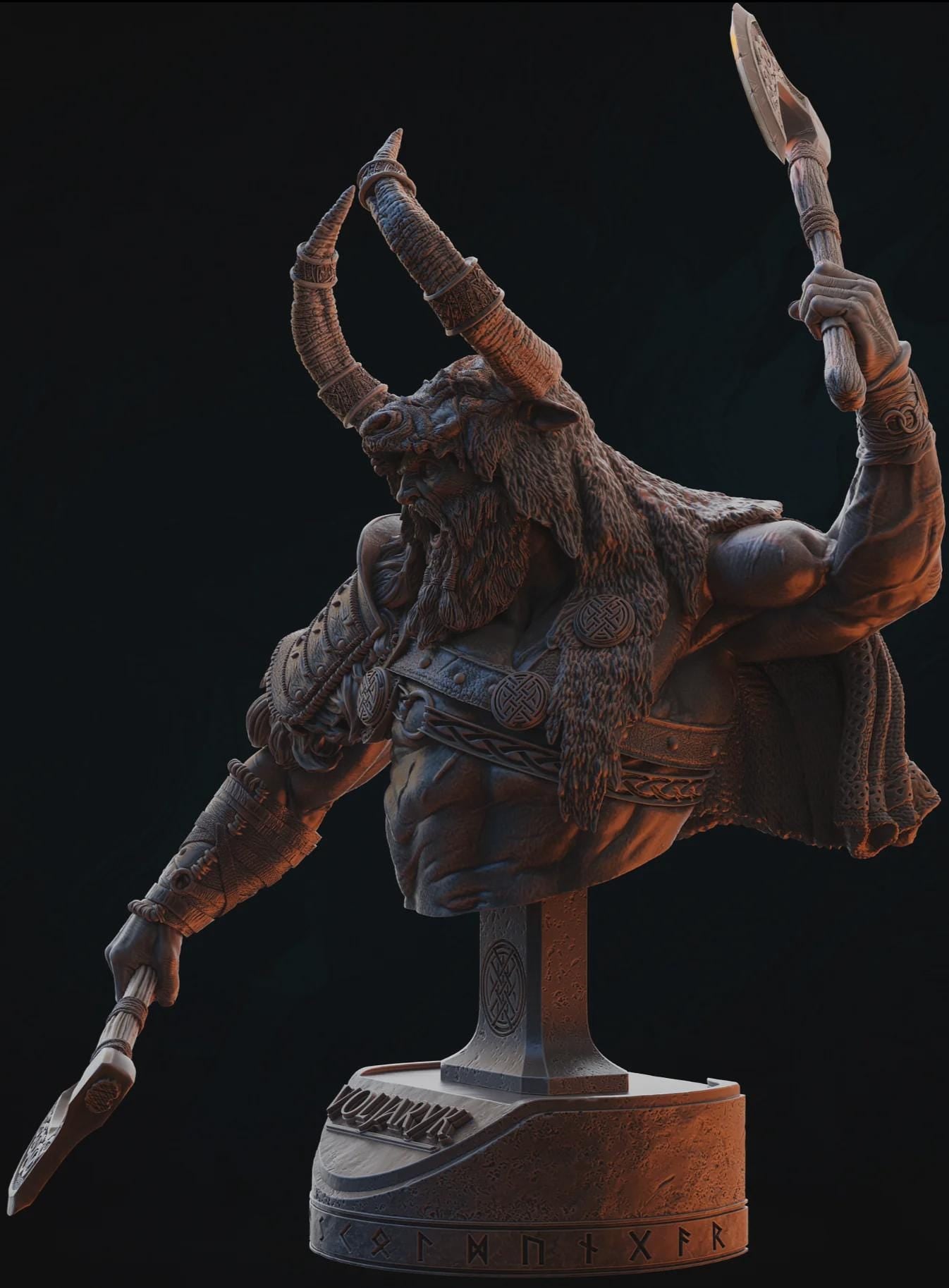 BFG - Voljaryk Bust | Sculpt | Black forge Games