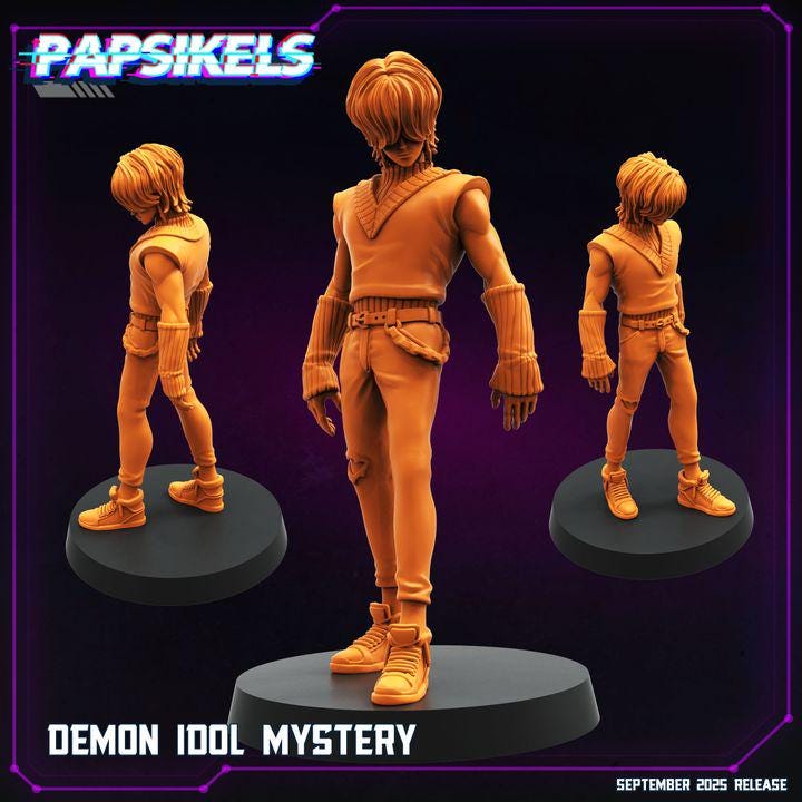 K Pop Demon Hunters / Tabletop Model / Wargaming Miniature | Papsikels